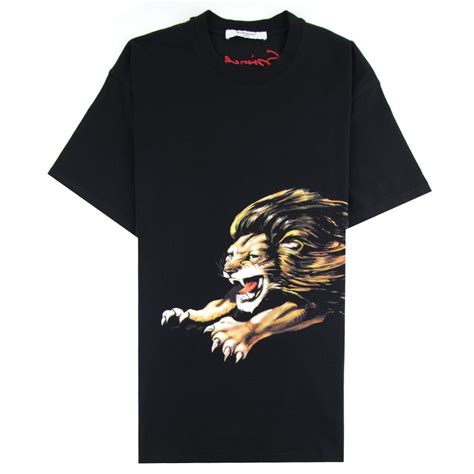 givenchy lion teddy|Givenchy Givenchy Lion Print Oversized T.